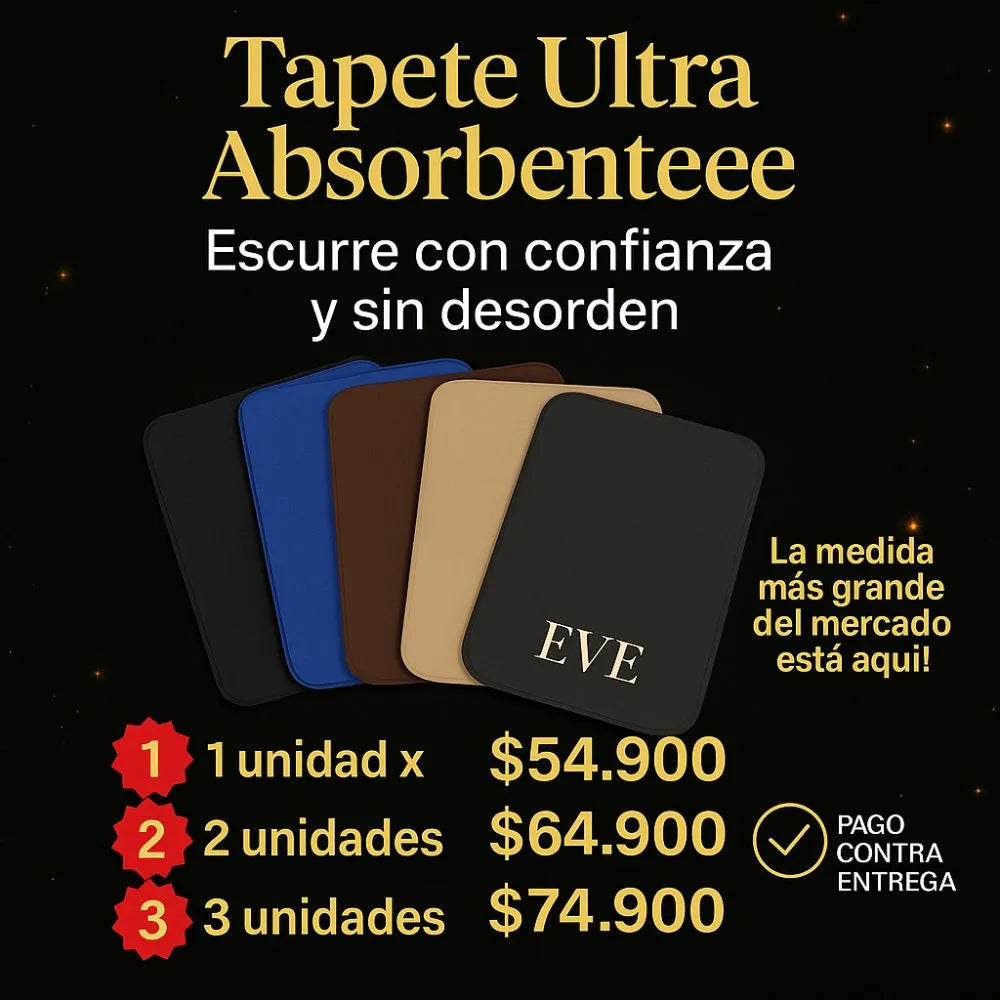 Tapete Super Absorbente para cocina