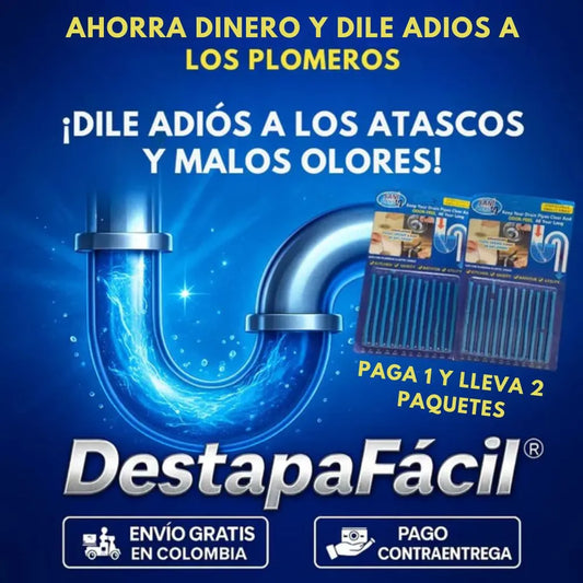 Ahorra dinero y dile adiós a los plomeros con DestapaFácil
